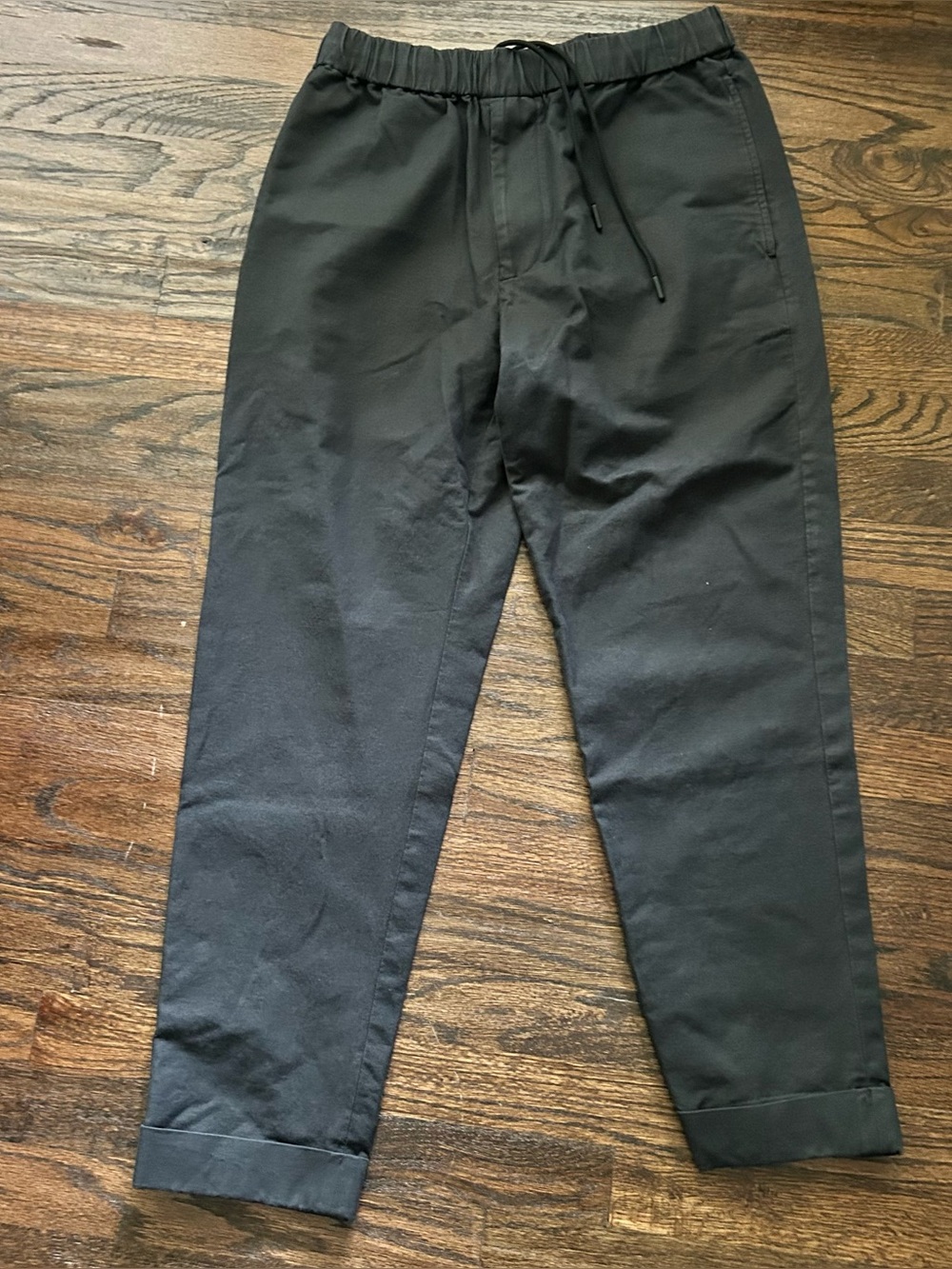 Men’s Club Monaco Elasticated Drawstring‎ Pull On Pant W/Zipper Size Medium